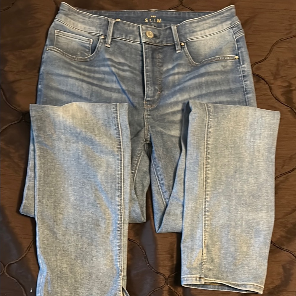 White House Black Market Slim Blue Denim Jeans